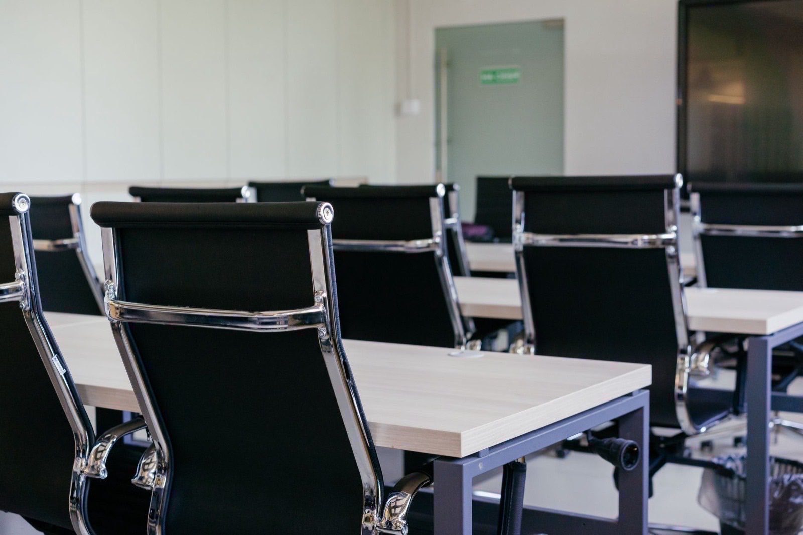 A small team working in an Austrian office after the first hires.